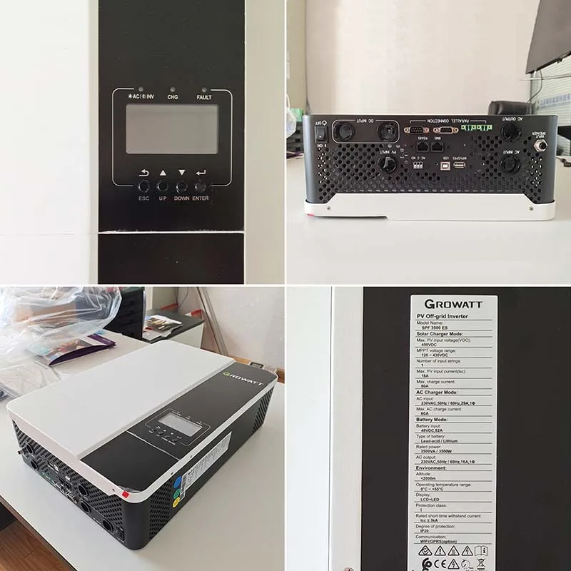 Инвертор для солнечной батареи Growatt SPF 5000ES 5000VA 5000 Вт автономный переменный ток 48 В