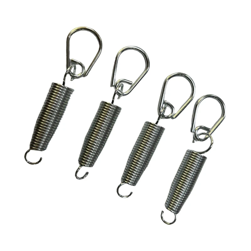 4 Pcs Drum Tension Spring Heavy Spring Rings Bass Drum Foot Pedal for Accessories
