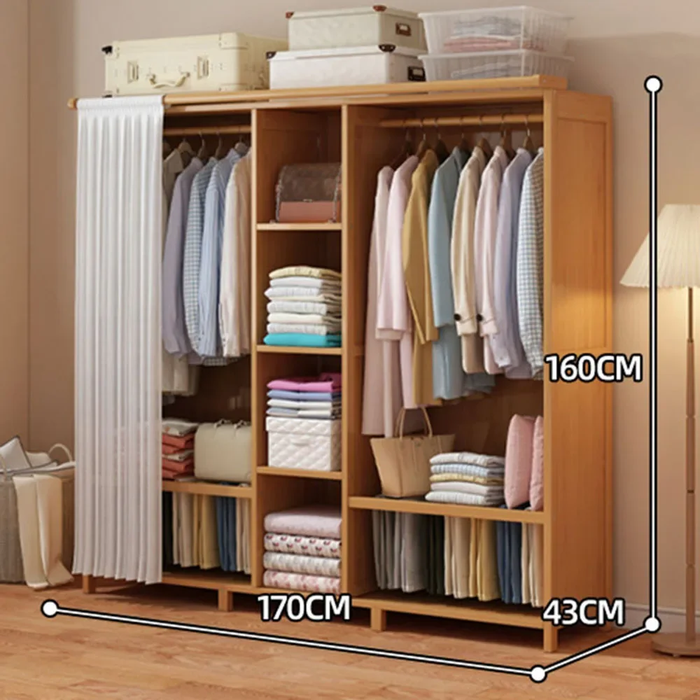 Стильный шкаф большой емкости шкафчик простота противогрибковый пылезащитный