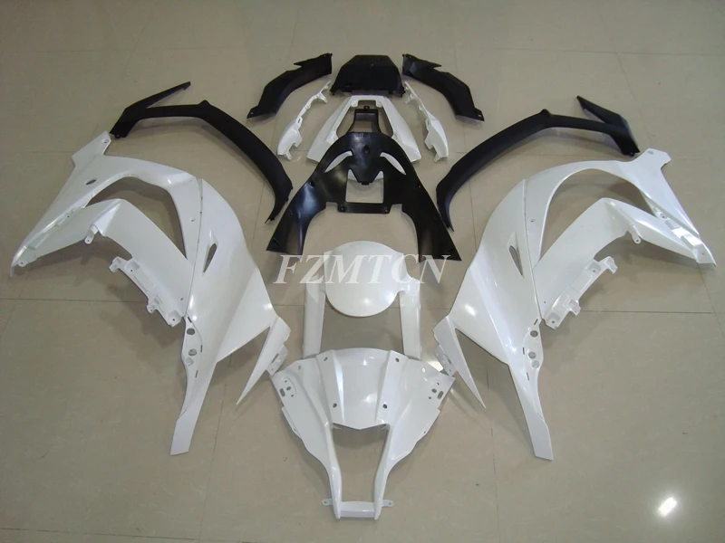 

4Gifts New ABS Fairings Kit Fit for Kawasaki Ninja ZX10R 2011 2012 2013 2014 2015 11 12 13 14 15 Bodywork Set White