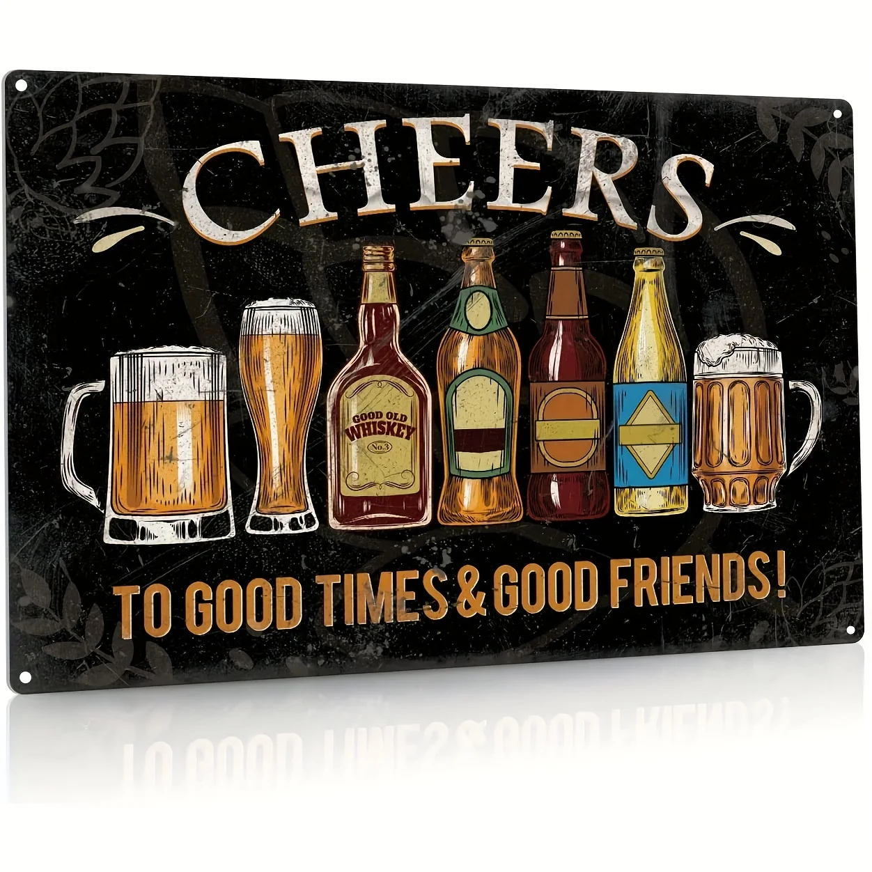 

Decor Metal Tin Sign Bar Pub Man Cave Wall Decor 12x8 Inches