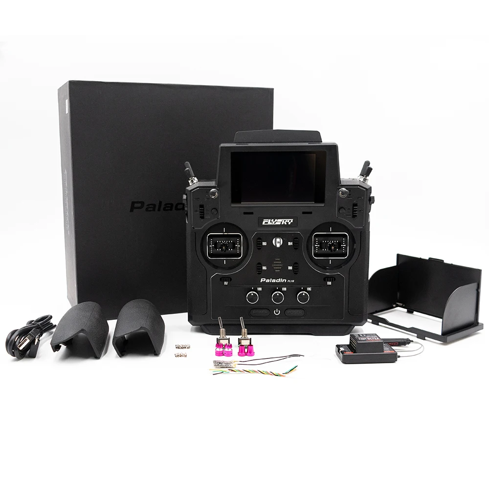 Радиопередатчик Flysky PL18 Paladin 2,4G 18CH с ресивером FS-FTr10 FTr16S, сенсорный экран HVGA для радиоуправляемой модели