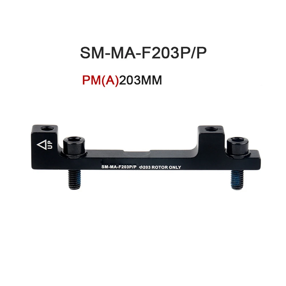 

Bike Bicycle Disc Brake Adapter SM-MA-F203P/P For-Shimano(PM Caliper To PM Fork) For 203mm Disc Brake Rotor Aluminum Alloy