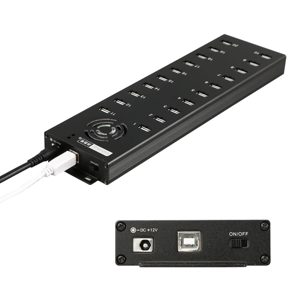 Зарядный концентратор Sipolar a805p, 20 портов, USB 2,0, 12 В 10 А