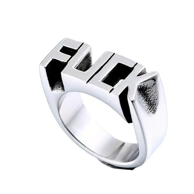 

Fashion Classic 8MM Black Zircon Stainless Steel Ring Men's Ring