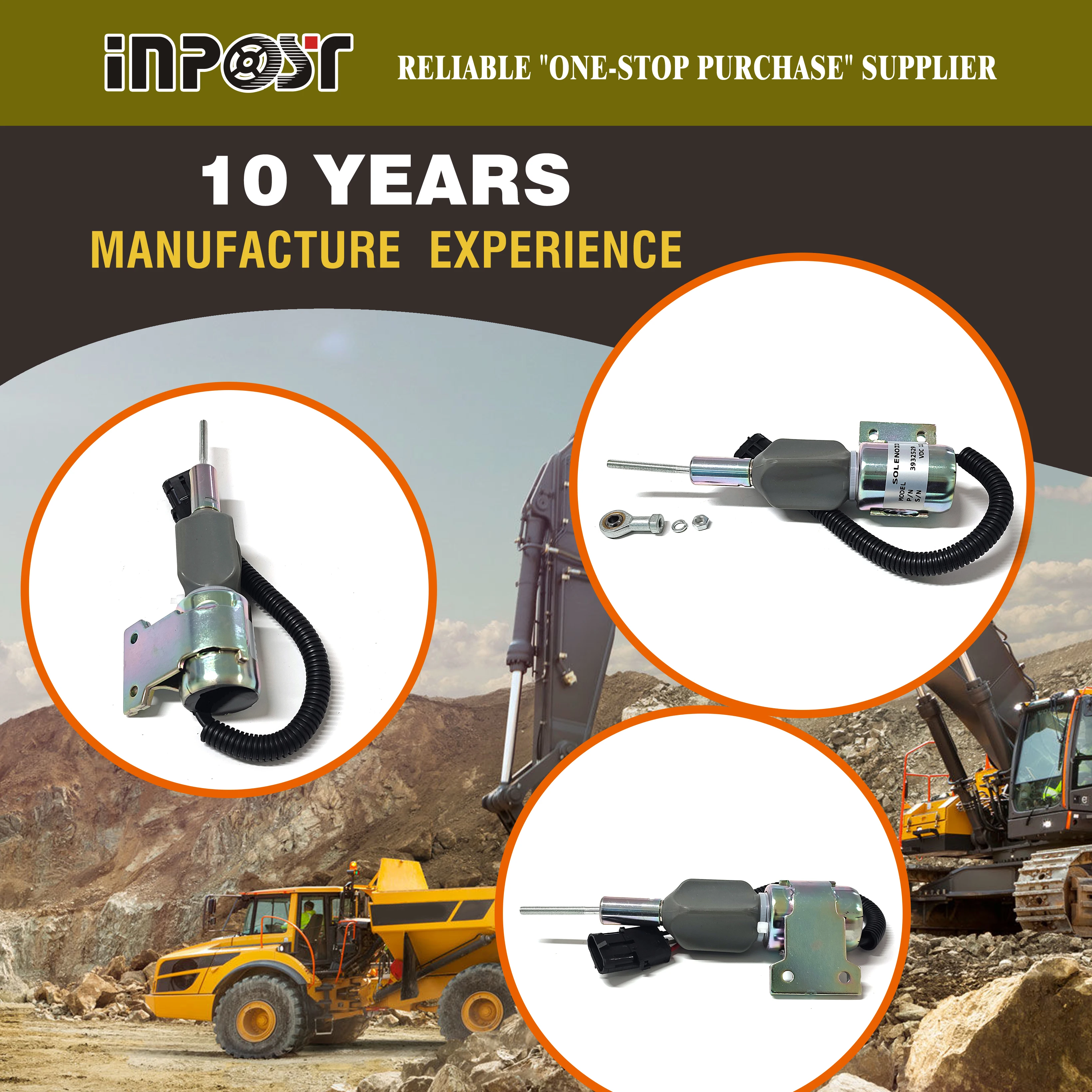 Diesel shut off solenoid shutdown 3932529 12V SA-4756-12 for Cummins 6BT 4BT engine | Generator Parts &amp Accessories