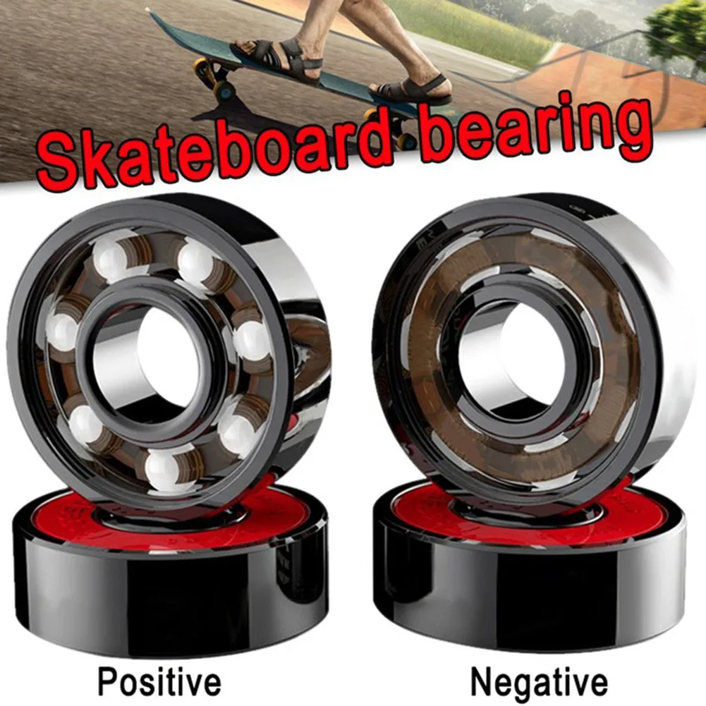 

608 Hybrid Ceramic Bearing ABEC 9 Inline Skate Bearings FreeLine Longboard Hand Spinner High Speed Skateboard Bearings