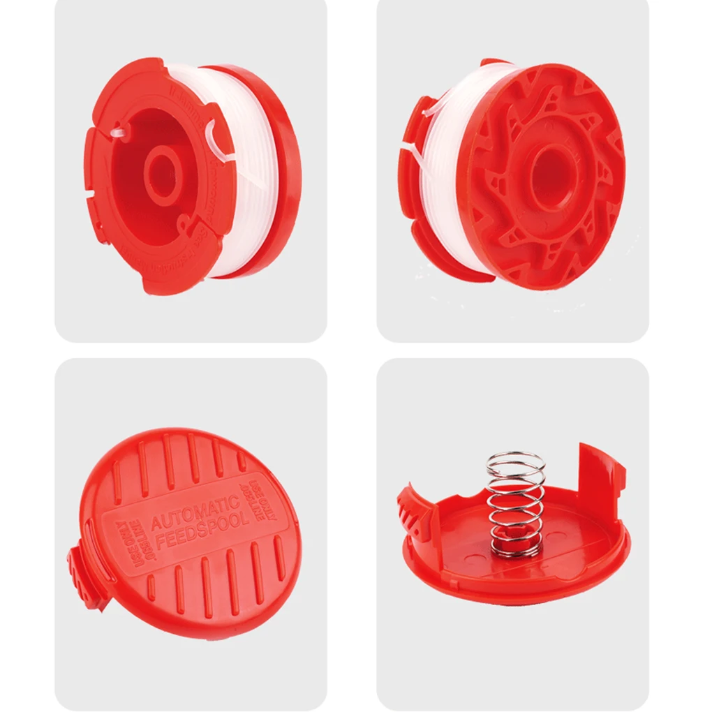 

10pack lot Green Head Effective Lawn Mowing Reel Thread Trimming Line Lawn And Easy Spindle Nylon Green A Reel For