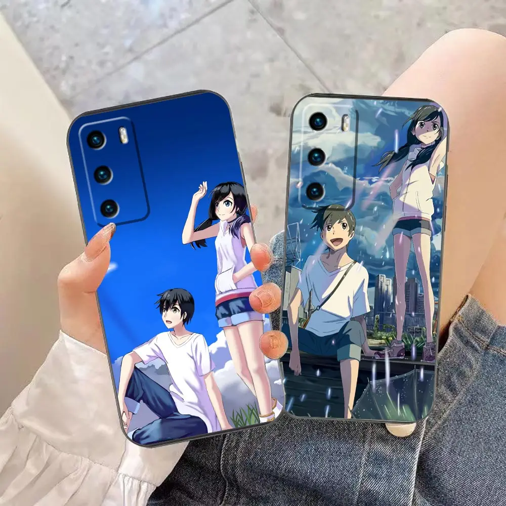 

Case For HUAWEI P50 P40 P30 P20 P10 Lite Pro Plus Pocket 2018 2019 5G MATE 30 20 20X Pro Lite Case Weathering With You