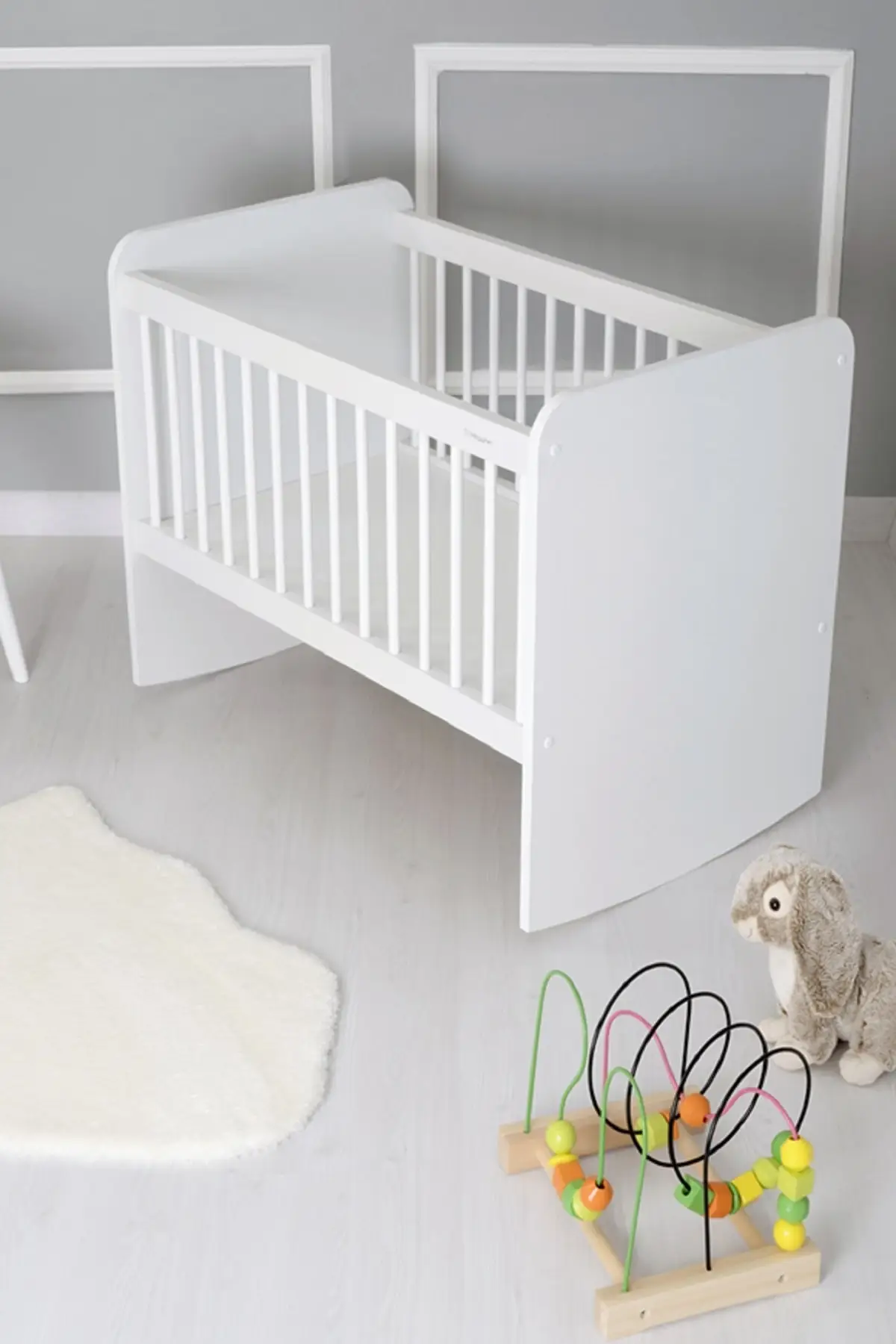 Rocking crib baby bed child bed Bw-1010 Dangle Fixed Practical Crib 50x90