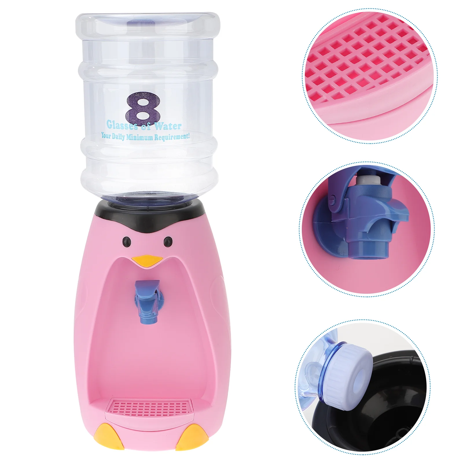 

Water Dispenser Mini Drinking Fountain Machine Coolerkids Play Toy Lovely Penguin Cute House Animal Drink Desk Beverage