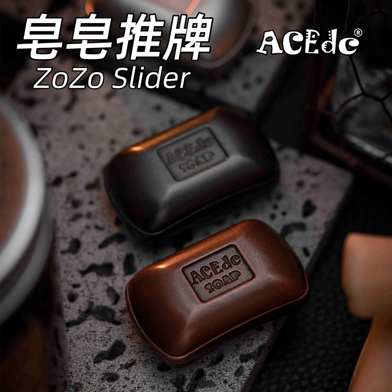 acedc soap soap push brand soap metal decompression toy EDC fingertip top pop coin gift