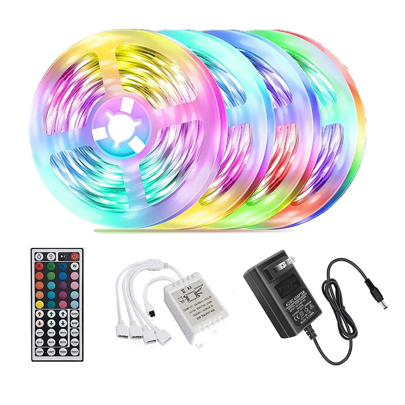 

Led Strip Lights RGB 5050 Color Changing Neon Led Tape With 44 Keys Remote Night Lamp Luminous BackLight For Christmas Bedroom