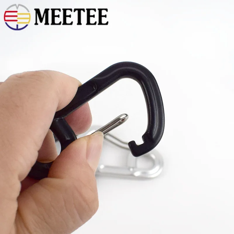 5Pcs 6.3*3.6cm Outdoor Backpack Metal Buckles Snap Mountain Hiking Bag Webbing Clip Buckle Clasp Hook DIY Accessories KY841 | Дом и сад