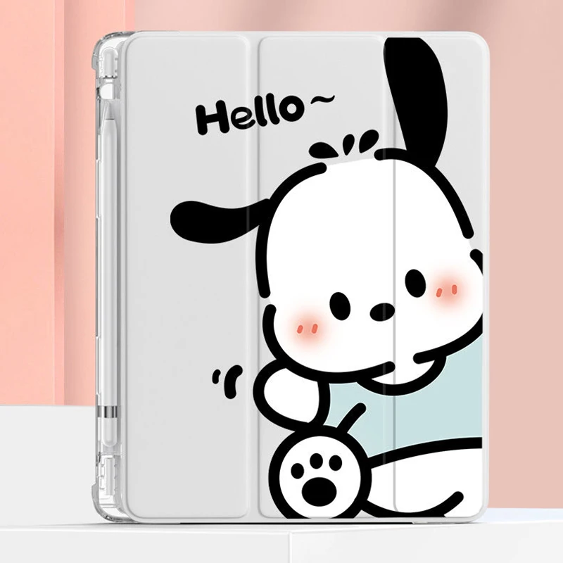 Чехол Pochacco для Redmi Pad 10 6 дюйма SE 11 дюймов Sanrio Cartoon Cover Xiaomi 5 Pro 12 4 Mi Padmax 14 тройной