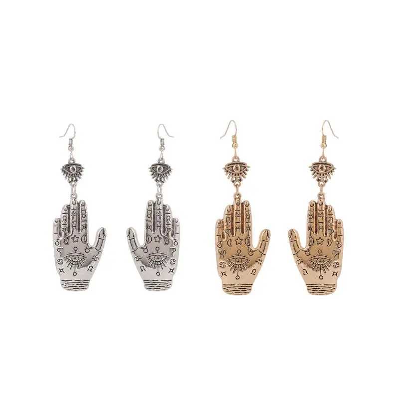 

for EVIL EYE Hasma Fatima Hand Hook Drop Earrings Lucky Religious Dangle Earring