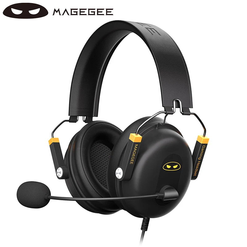 Игровая гарнитура Magegee Накладные наушники с шумоподавлением проводные