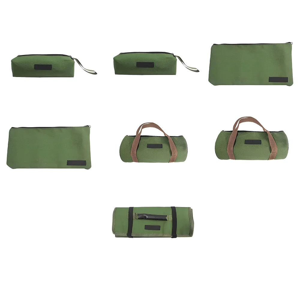 

Tool Storage Bag Portable Puncture Proof Simple Style Plumber Screwdriver Repairing Tools Handbag Organizer Type