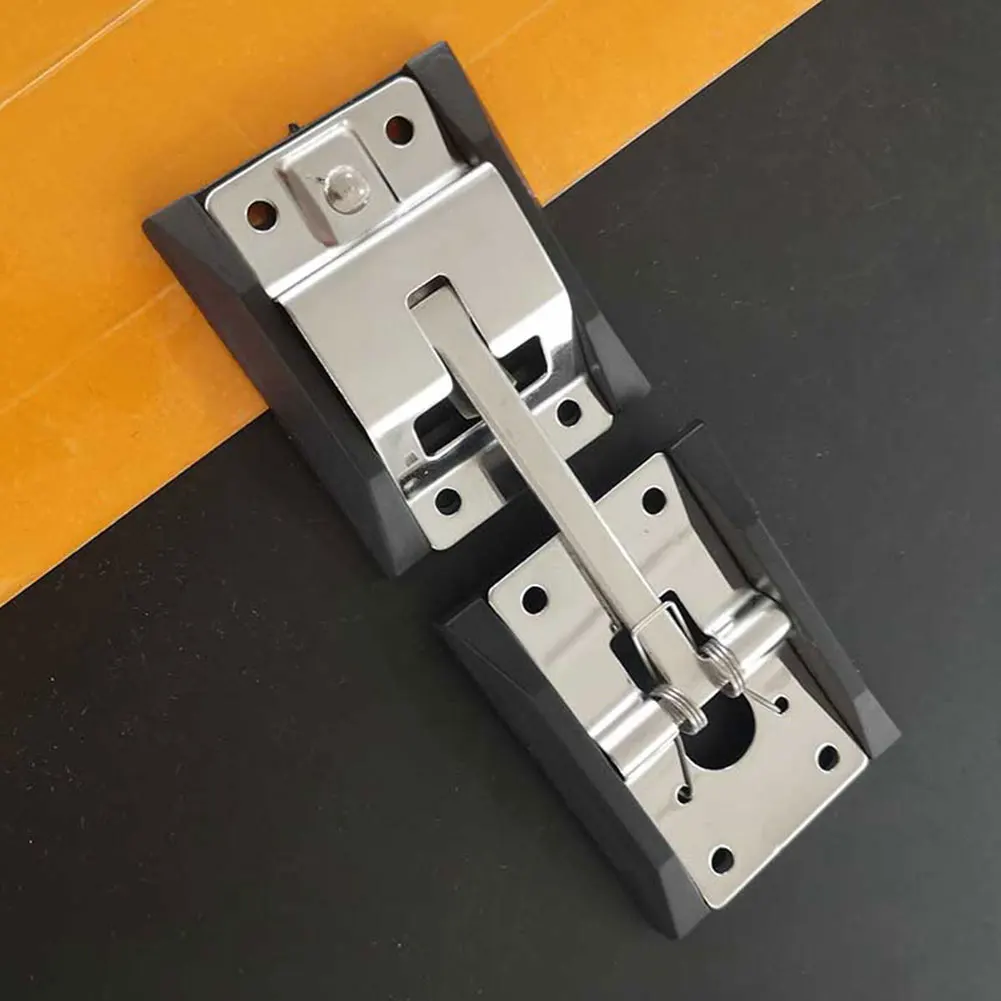 

Durable Universal Stainless Steel Truck Door Hook Polished Easy Install Trailer Fixing T Shaped Buckle Accessories With Bracket