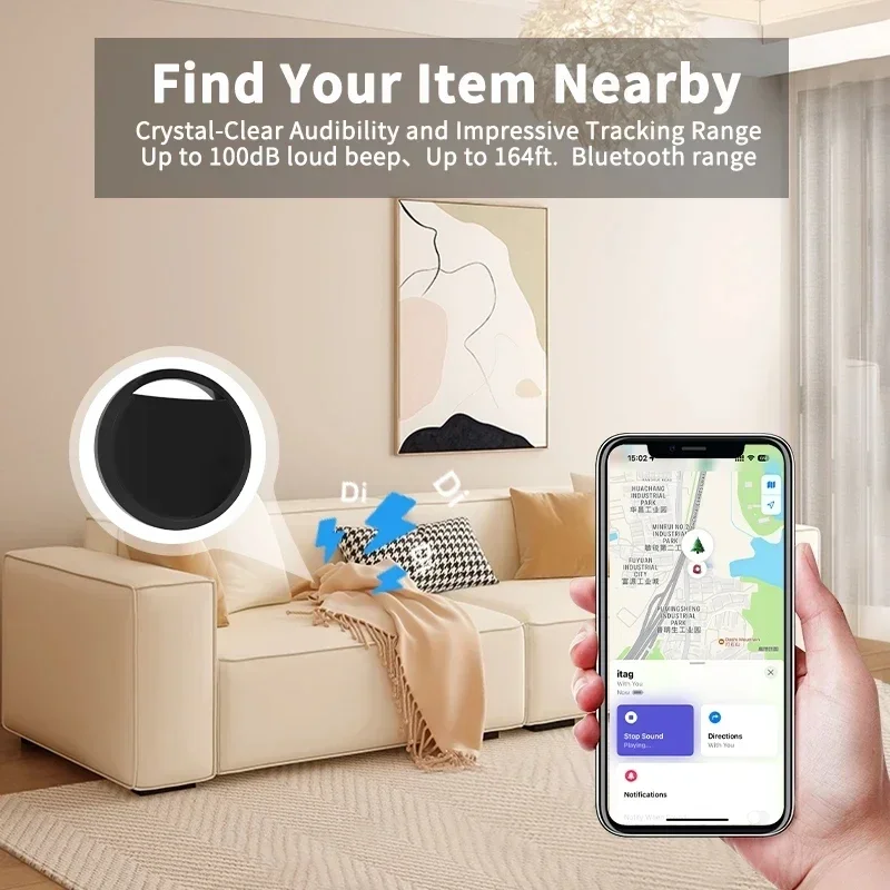 Умная воздушная метка с GPS устройство защиты от потери Bluetooth подходит для