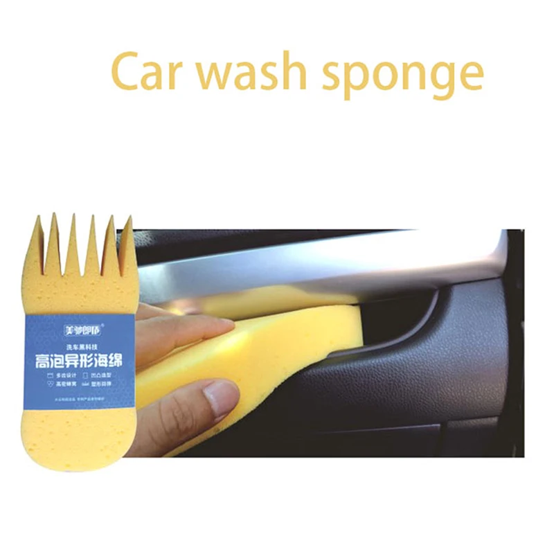 

1Pc Car Air Outlet Sponge Cleaner Multifunctional Auto Cleaning Tool Corner Wipe Car Interior Cleaning Sponge Brush