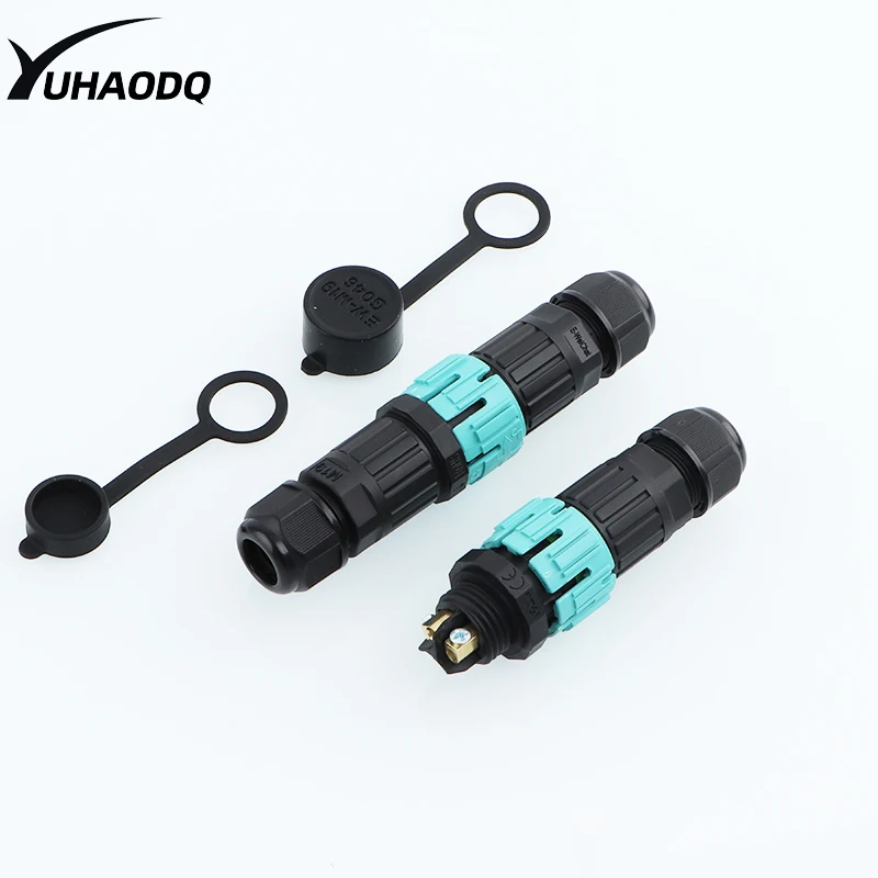 

M19 waterproof aviation plugIP68 male and female pair waterproof connector2/3/4/5Ping0.5-2.5MM²No weldingSolar PV junction box