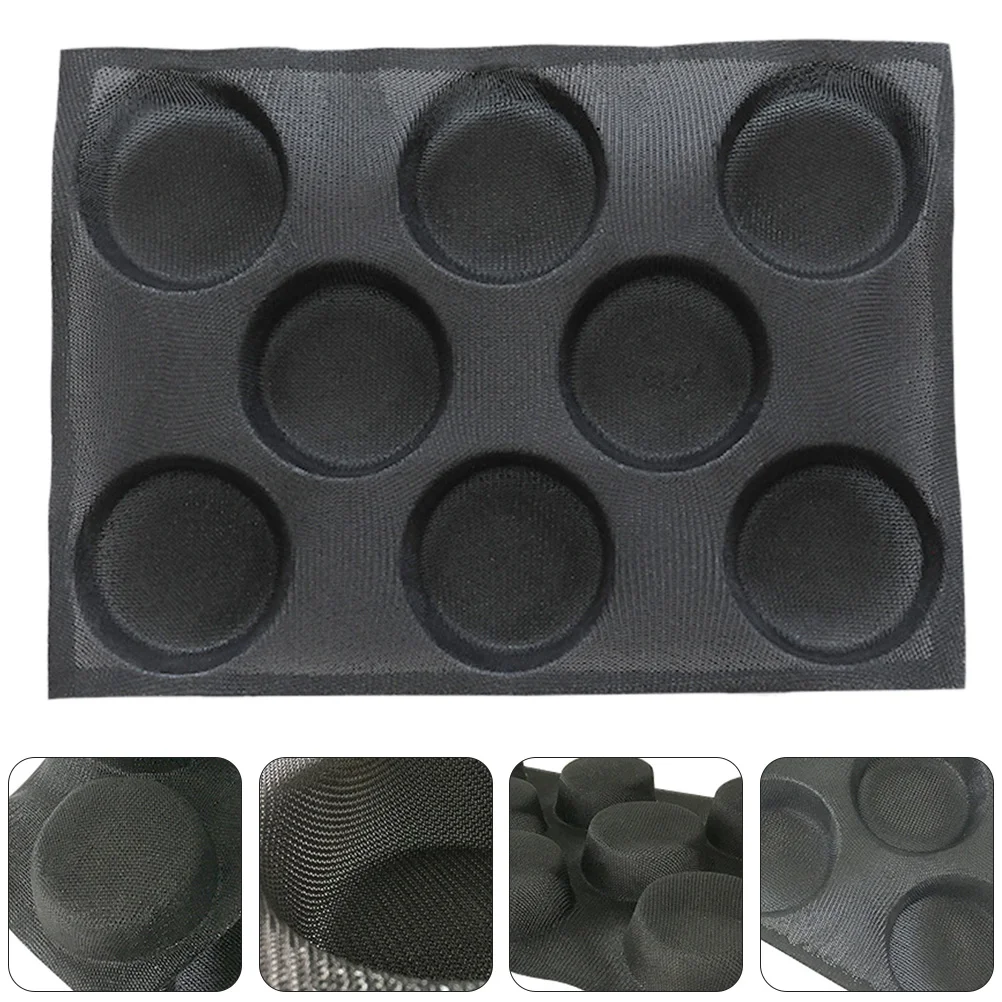 

Pan Molds Silicone Bread Bun Baking Mold Burger Cake Formsloaf Pans Muffin Perforated Round Sheetsstick Non Fondant Doughnut