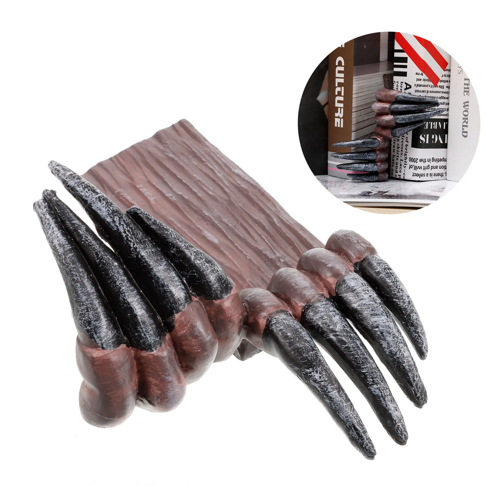 

Уникальный книжный маркер на палец для триллера, рука дьявола, 3D книжные маркеры, демоны, монстры, украшения на Хэллоуин подарок, полимерная ...