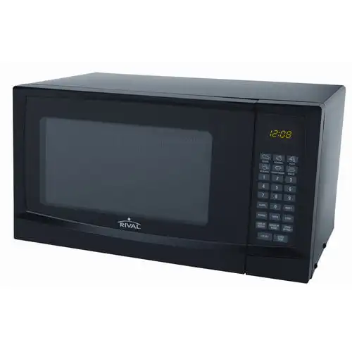 Electric 0.9 Cu. Ft. Black Microwave Oven Free Shipping