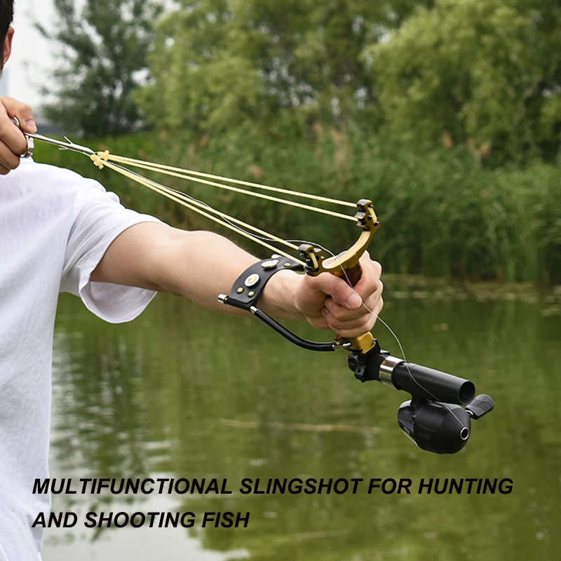 Складная Рогатка на запястье мощный Многофункциональный профессиональный