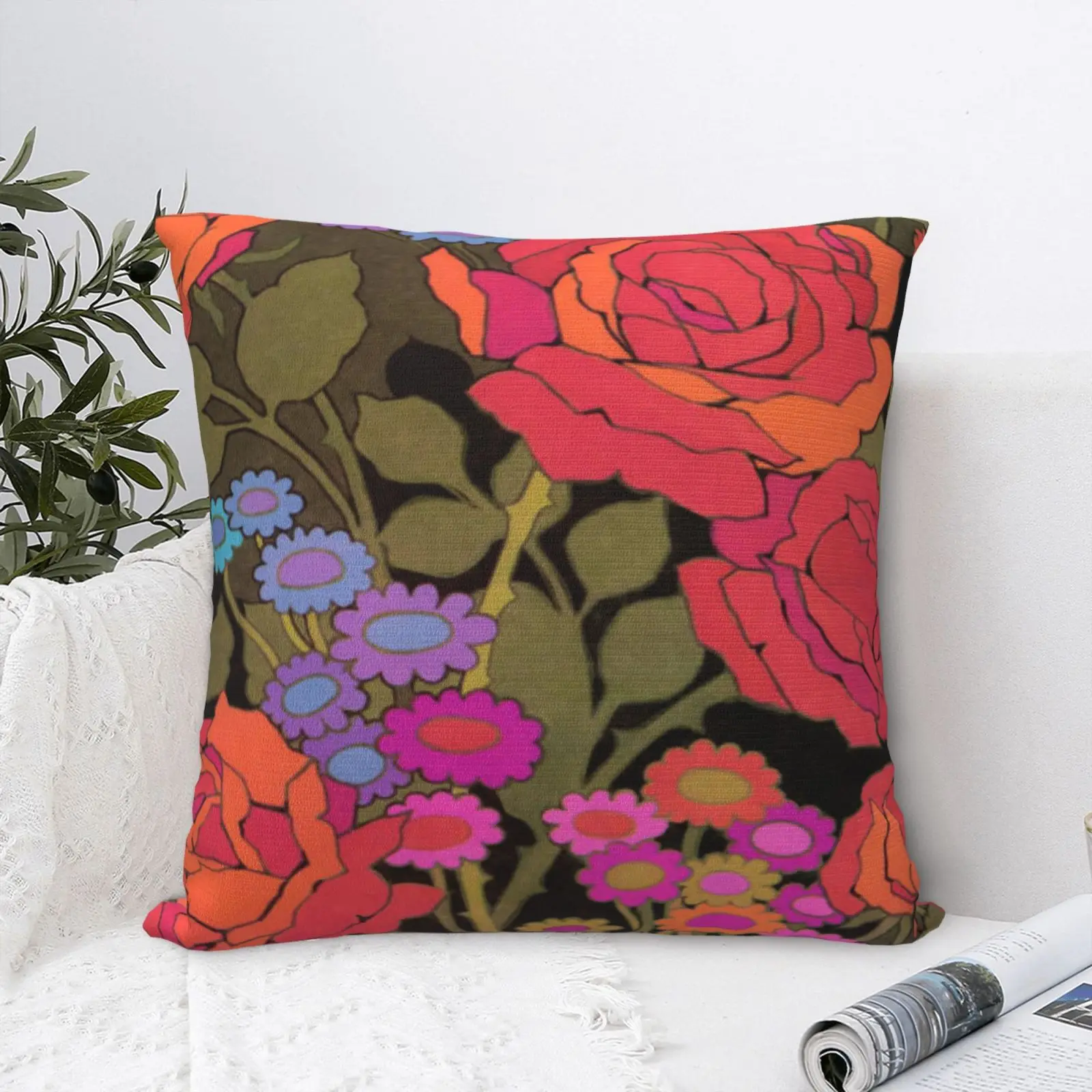 

Mod Flowers 5 Pillow Case For Bedroom Cushions Pillow Cover Diy Decorative Pillows For Sofa For Bedroom Decorative Pillow Case