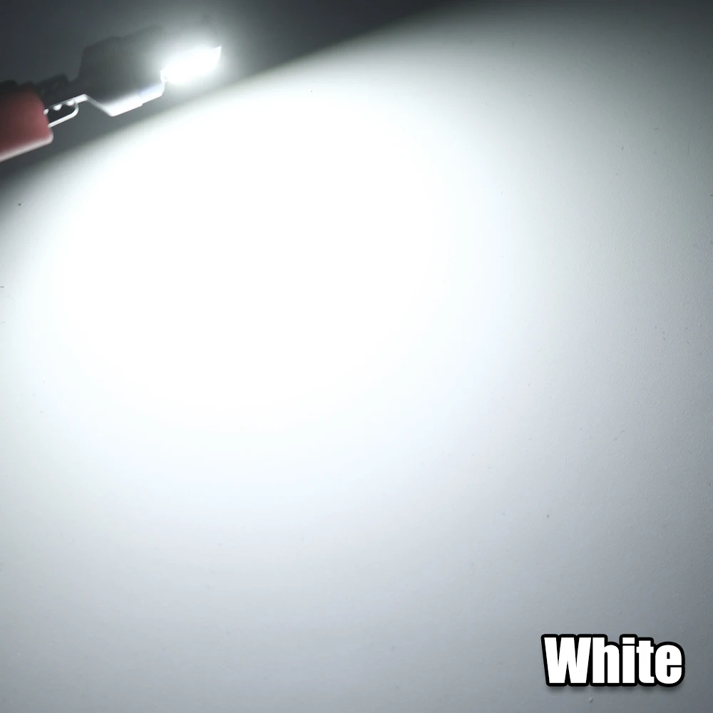 

2 светодиодных лампы T10 W5W 168 194 Светодиодная лампа освещения номерного знака 6000K Супер яркий теплый белый ледяной синий 3030 Лампы для чтения в салоне автомобиля