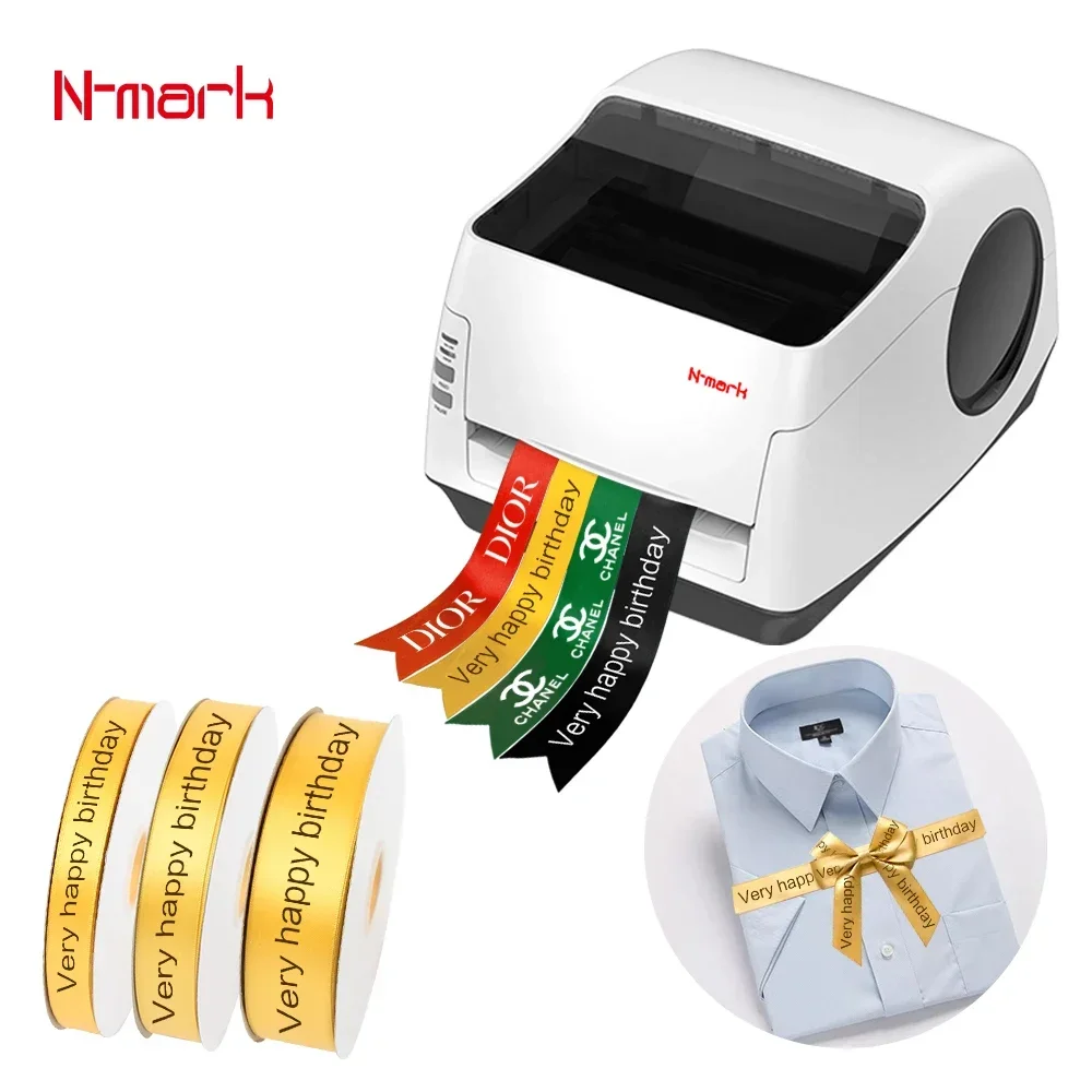 N-mark Digital heat Transfer атласная лента с принтом machine горячее оборудование для печати