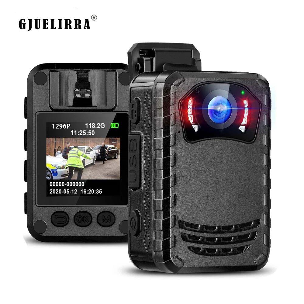 

N9 Portable Mini Body Camera Full HD 1296P Body Mounted Camera Small Night Vision Police Body Cam 8GB-512GB Mini Camera