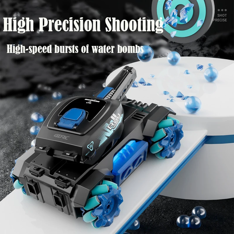 Y1 4WD Индукционный Игрушечный Танк С Дистанционным Управлением Водяная Бомба