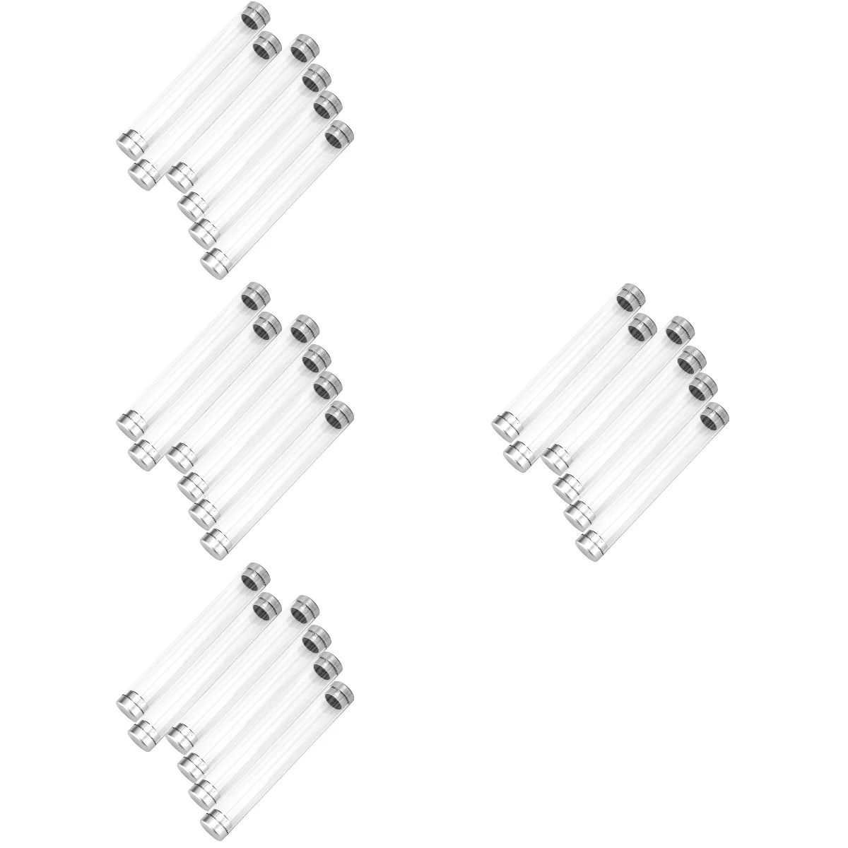 

24 pcs Clear Pen Cases Empty Pencil Boxes Transparent Pen Display Boxes Storage Case