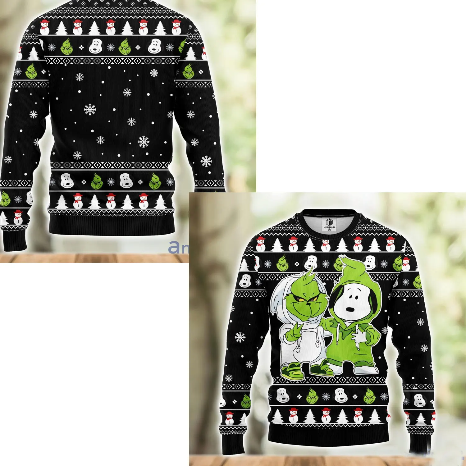 Pull à col rond imprimé en 3D pour femmes pull de Noël enfants vêtements fête rue nouveau automne hiver 2025