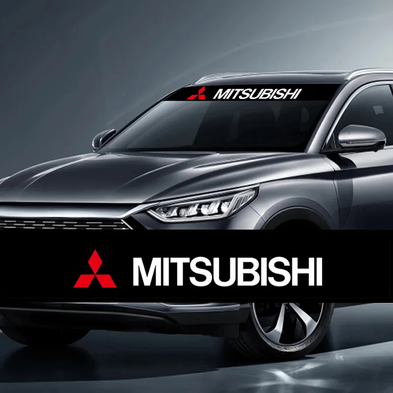 Новая декоративная наклейка на переднее окно автомобиля для Mitsubishi Outlander Lancer 10 9 ASX