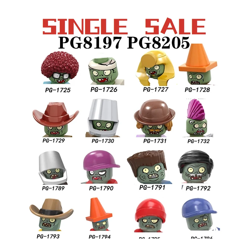 Дешевый Blcoks PG8205 PG8197 дешевый Зомби Ковбой Атлетик дорожный блок - Цена: 66.4