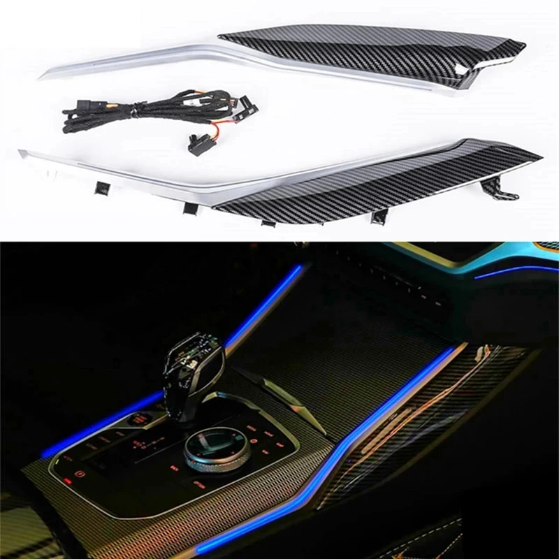 

11 Colours Center Console Saddle Light For-BMW 3/4 Series G20 G22 M3 M4 LED Decorative Lights Car Ambient Light Refit