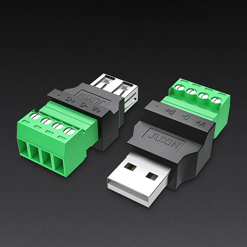 

1PC Male/Female USB Solderless Plug USB Male female Mobile phone Keyboard Mouse Connector USB Plug