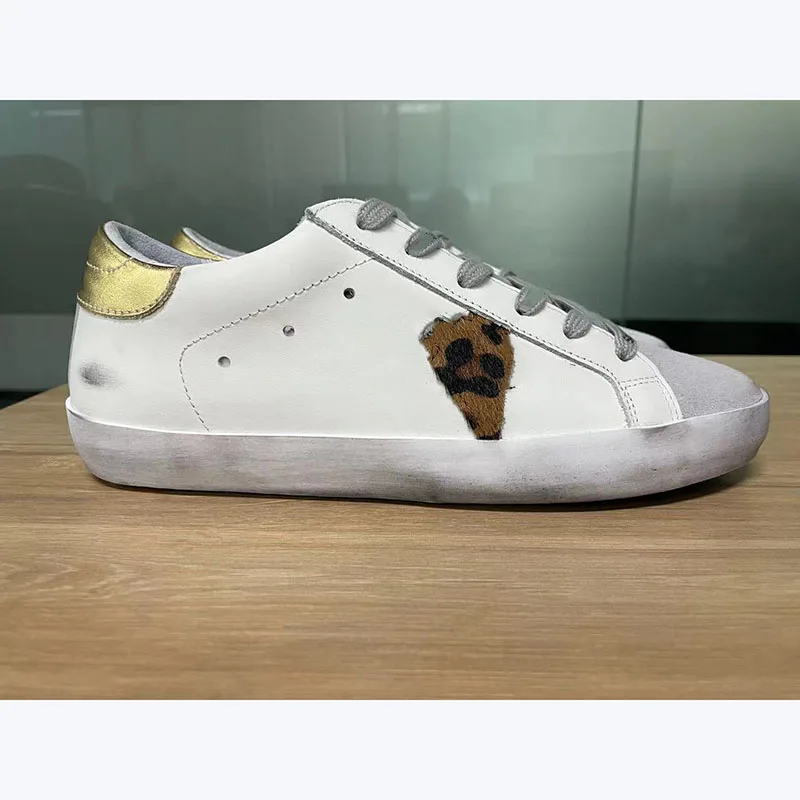 

Four Seasons New Leopard Print Parent-child Fashion Retro Old Small Dirty Shoes Rubber Sole Children's Sports Casual Shoes ST144