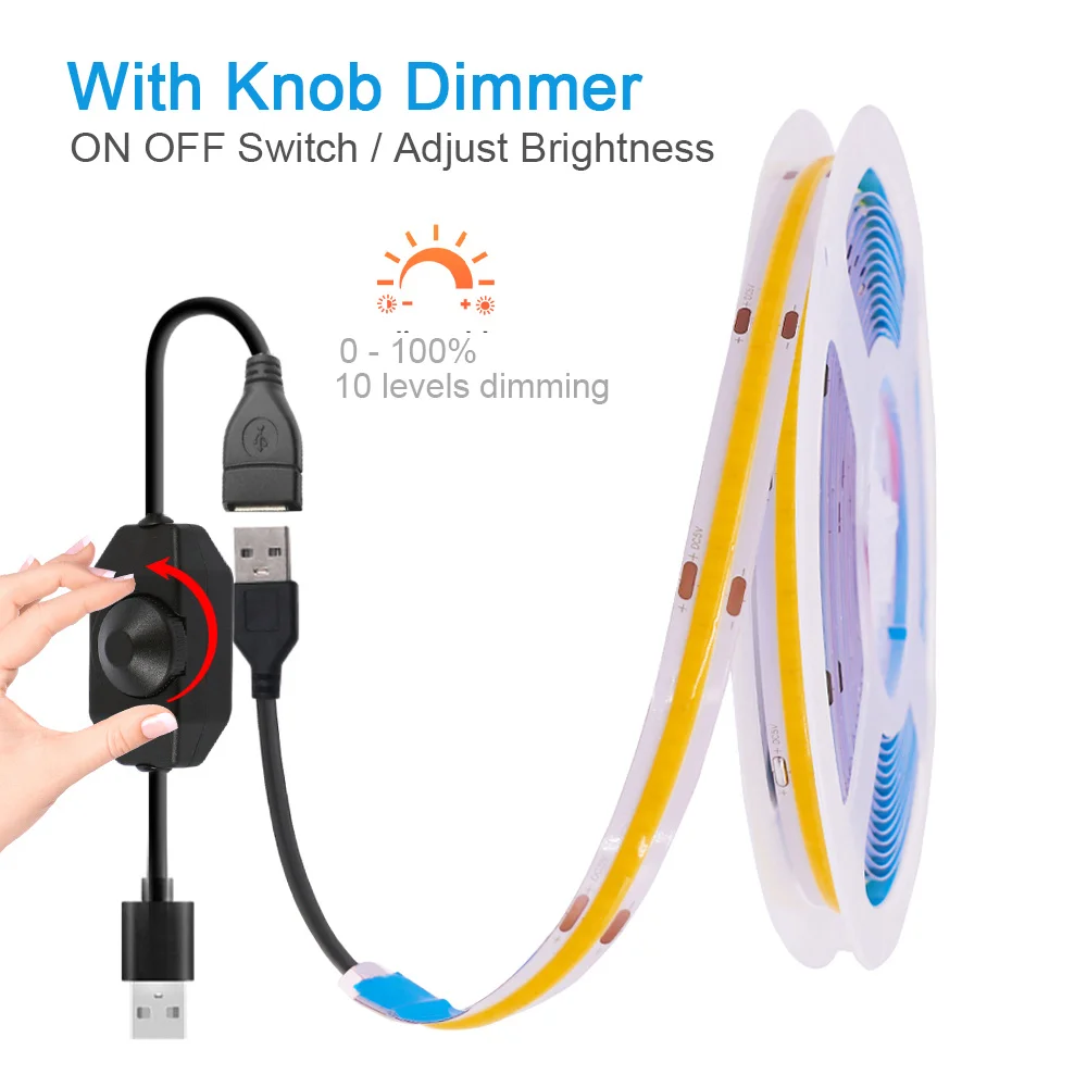 

USB светодиодная лента XUNATA 320LED/м 9 цветов 0.5 метра