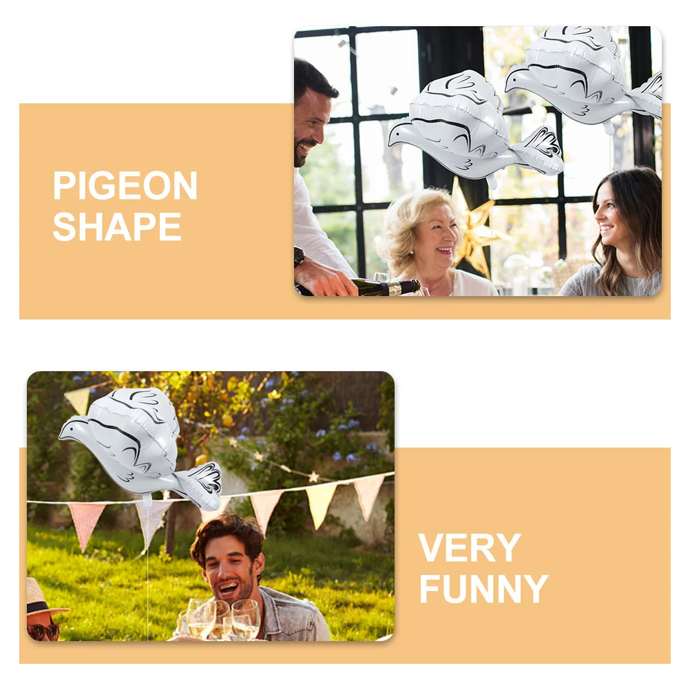 Наружный декор воздушные шары голубь свадьба украшения трехмерный мемориальный