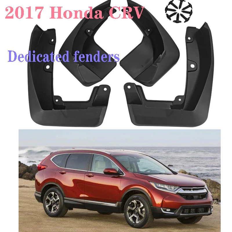 

For 2017 Honda CRV Fender Tire Cover Auto Parts Splash Guard Mud Water Barrier 4 Piece Set