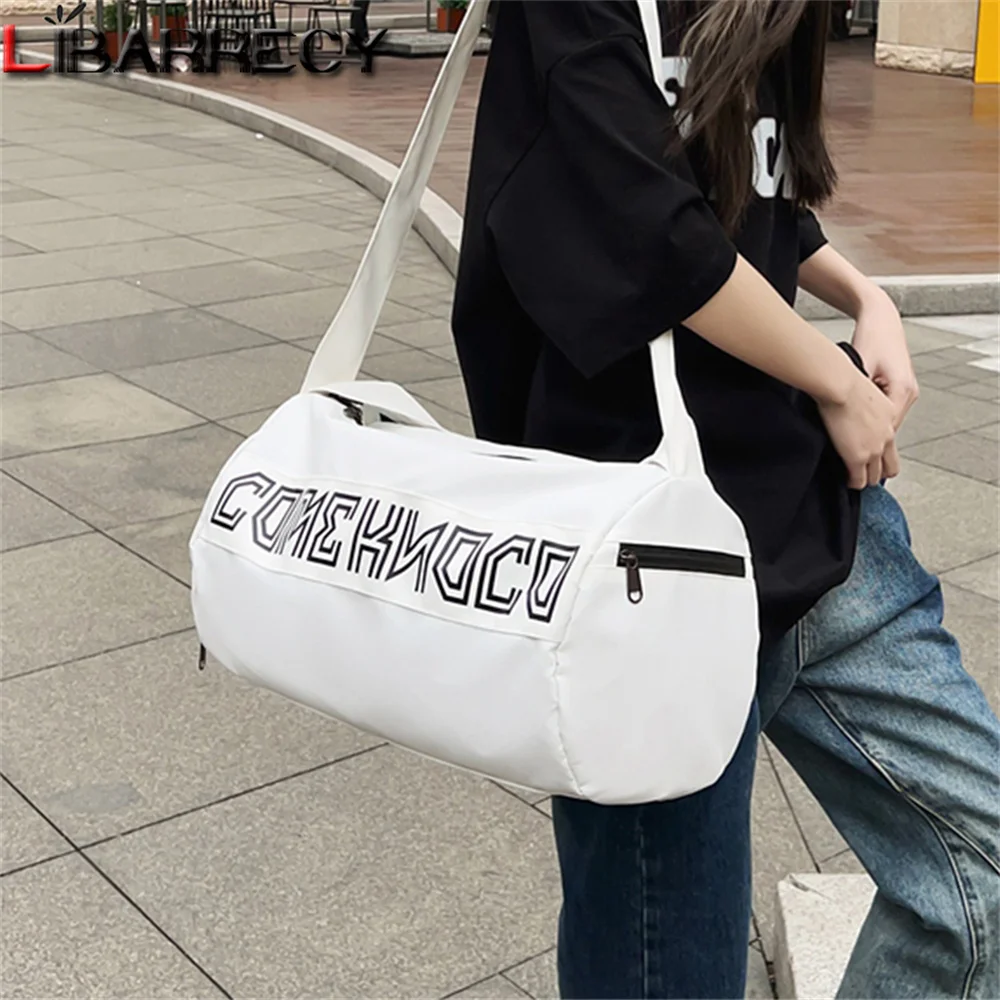 

Сумка на плечо женская из ткани «Оксфорд», спортивный саквояж большой вместимости, многофункциональная Сумочка на плечо