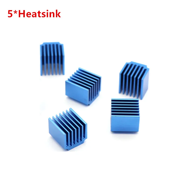 

Stepper driver heatsink Step stick cooler Nema17 heat sink Aluminum alloy radiator heat exchanger for a4988 drv8825 5pcs/lot