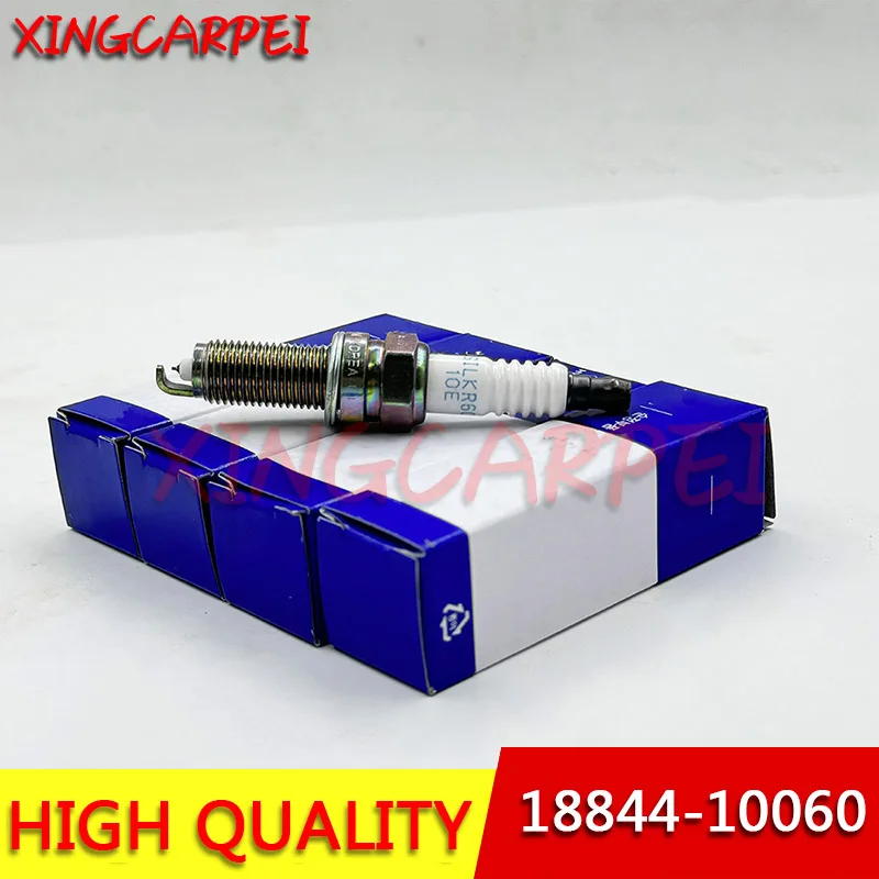 

4 шт. 18844-10060 SILKR6C10E иридиевая Свеча зажигания для Hyundai Kia Morning Picanto Stonic 2017 ~ 2022 1884410060 автодеталь зажигания