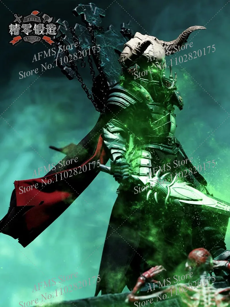 Фото Коллекционная фигурка Four Knights Mythical Legion в масштабе 1/12: Демистрос, демон с большой головой в плаще, подходит для 6,5-дюймовых фигурок солдат. №4