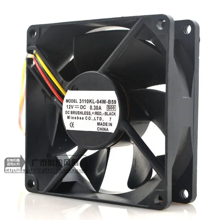 

Новый оригинальный 3110KL-04W-B59 8025 8 см 12 в а трехрядный охлаждающий вентилятор